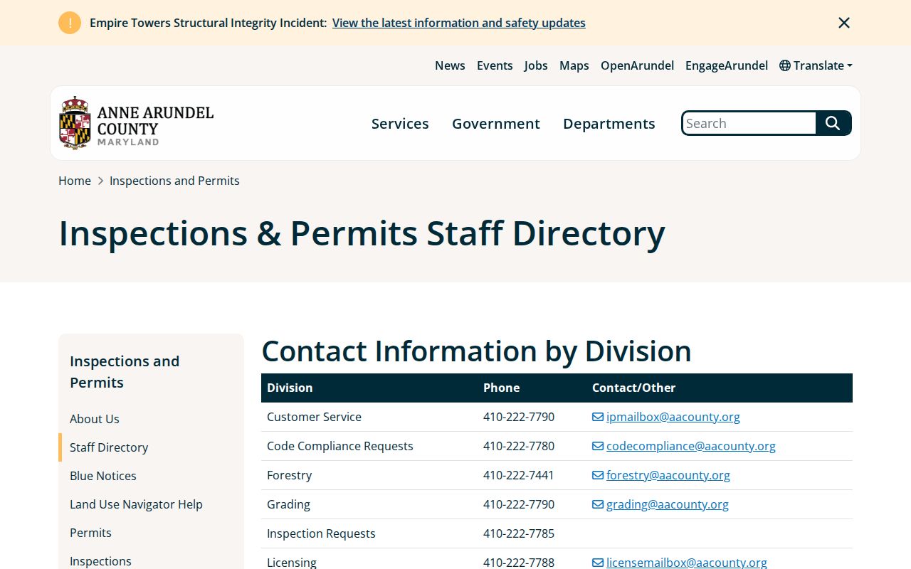 Crofton people directories county staff roster